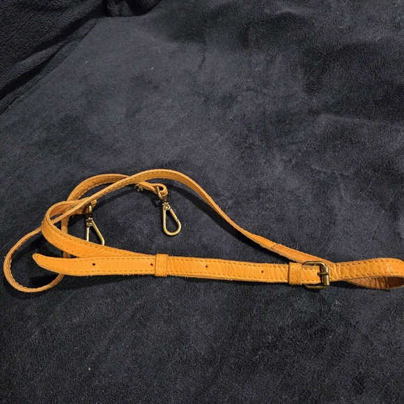 Genuine Leather Tan Leather Crossbody Bag - Picture 9 of 9